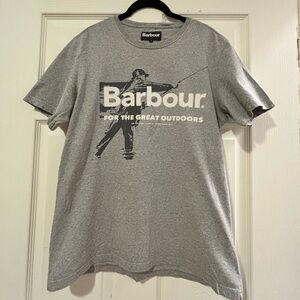Barbour cotton tee, tailored fit, size M